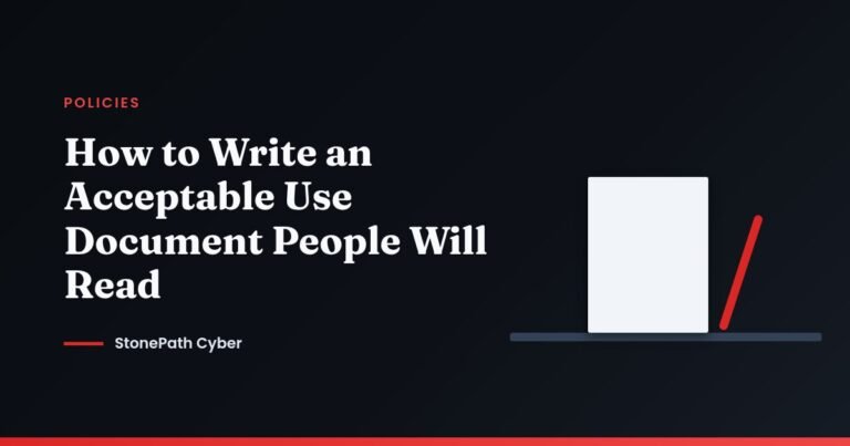 How to Write an Acceptable Use Document People Will Read